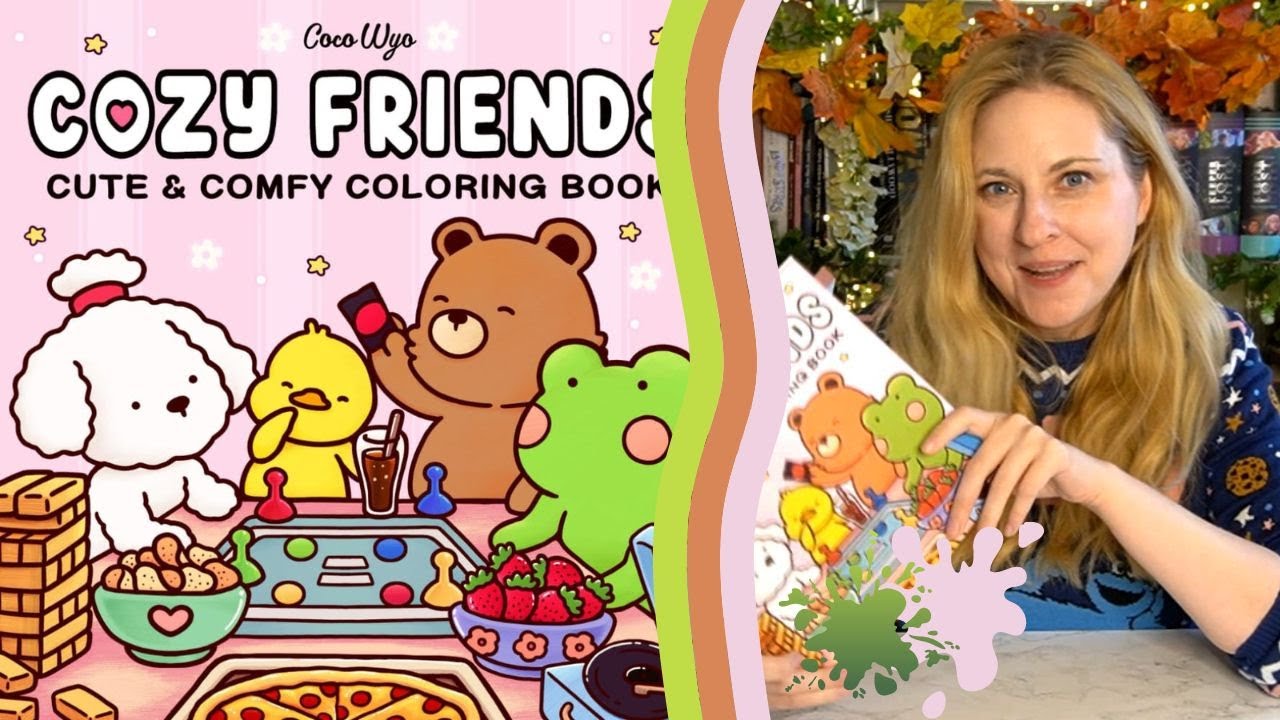 Cozy Friends von Coco Wyo | Malbuch für Erwachsene | Coloring Book | Review