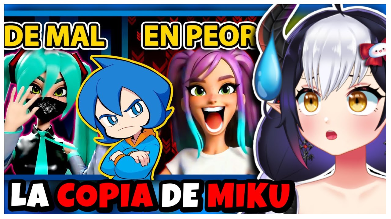 La Copia de Miku Cayó Aún Más Bajo YadiDoll Reacciona a Derker Bluer