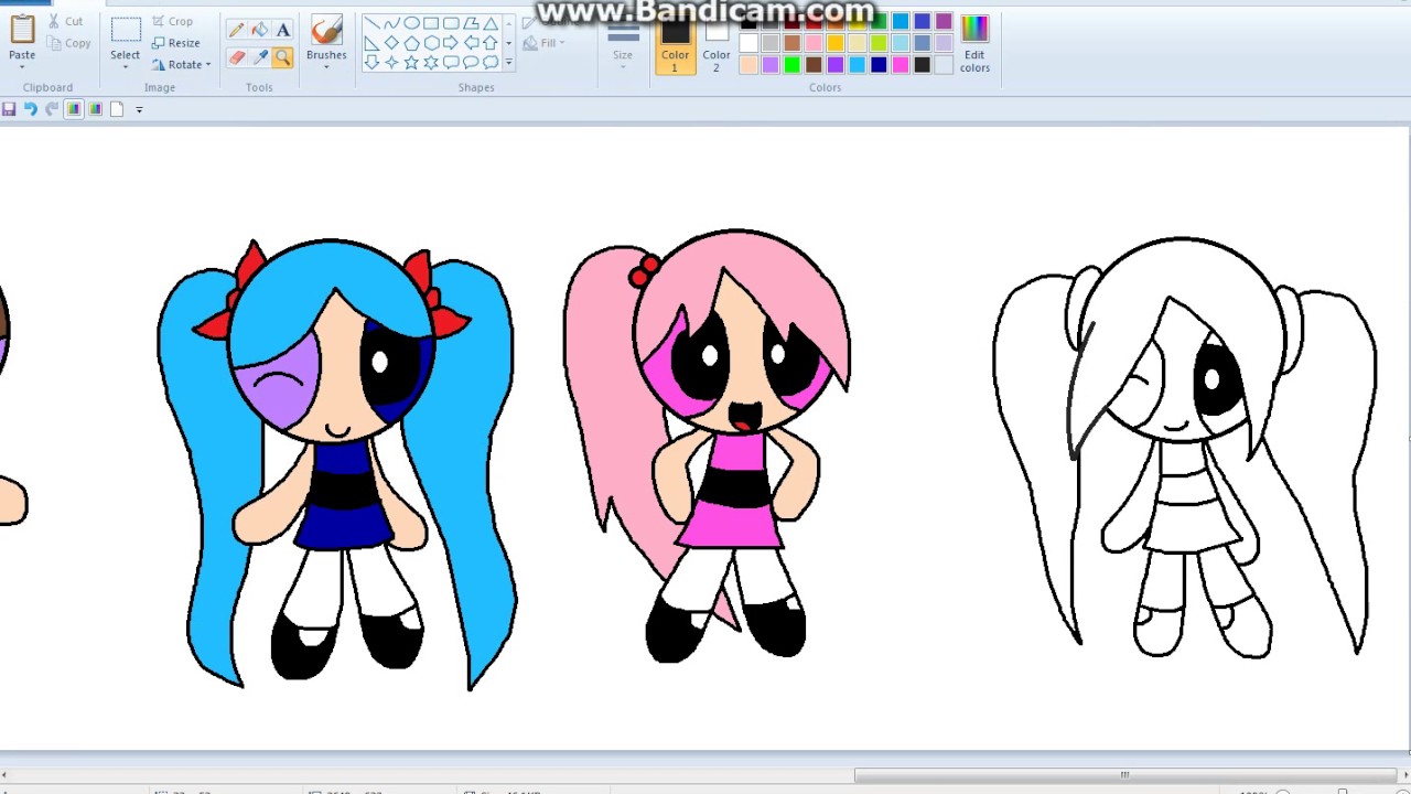 ppg and more powerpuff girls speed paint part 3