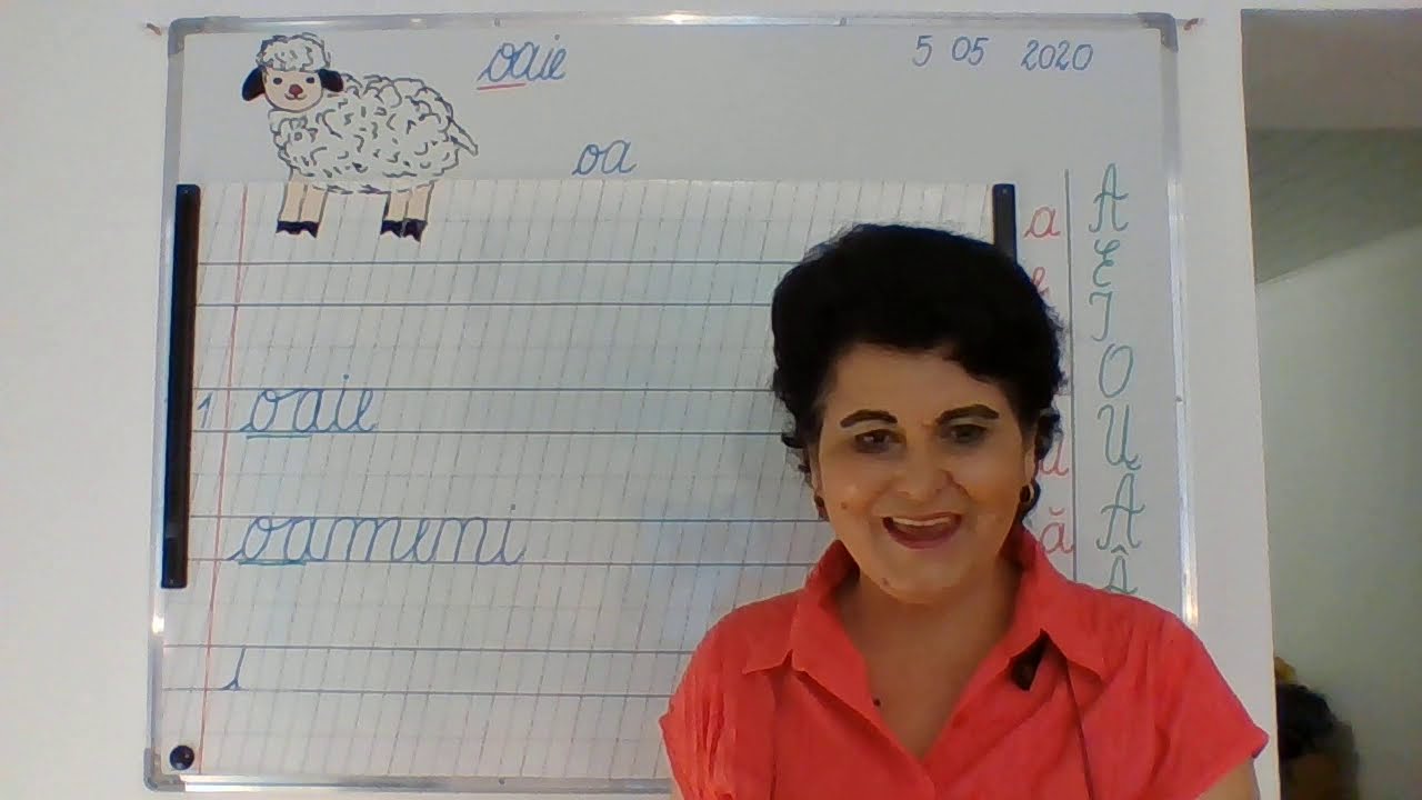 016, Lectii online, CLR, clasa I - Grupuri de vocale - oa