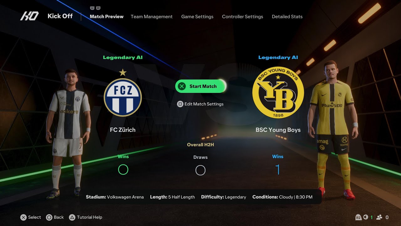 Realism AL FC Zurich 🆚 BSC Young Boys 24/25 Full Gameplay 4K HDR