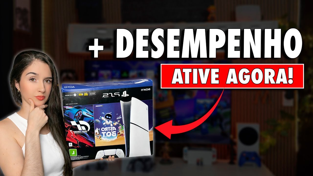 Aumente o DESEMPENHO do PS5 com essas CONFIGURAÇÕES em 2026! (Passo a Passo)