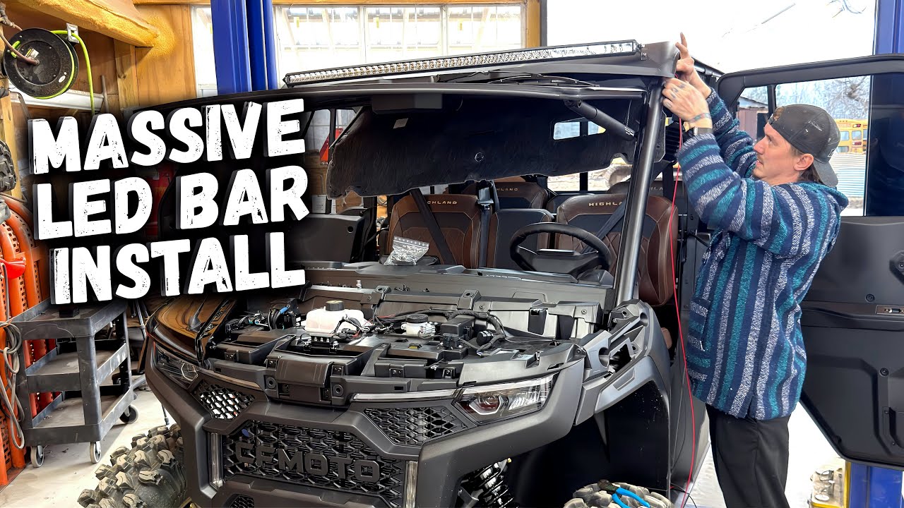 How to Install Light Bar on your CFMOTO U10 Pro & Highland