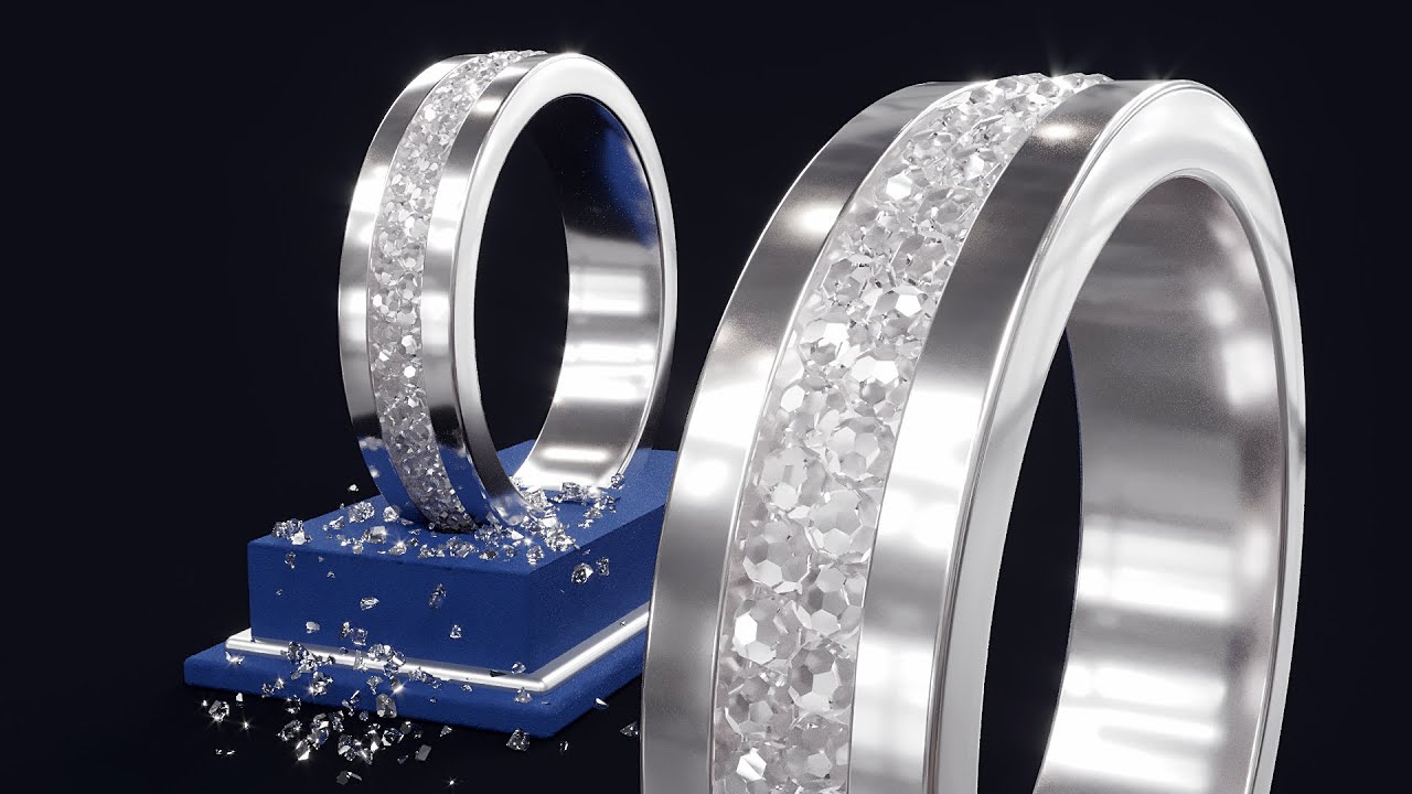 Learn How to create Ring and Jewelry modeling, crystal and diamond | Cinema 4d