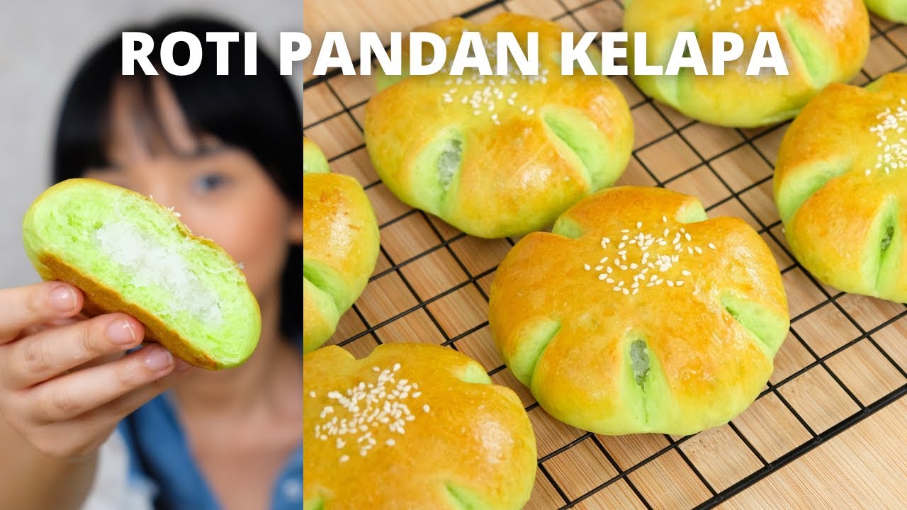 ROTI PANDAN ISI KELAPA!