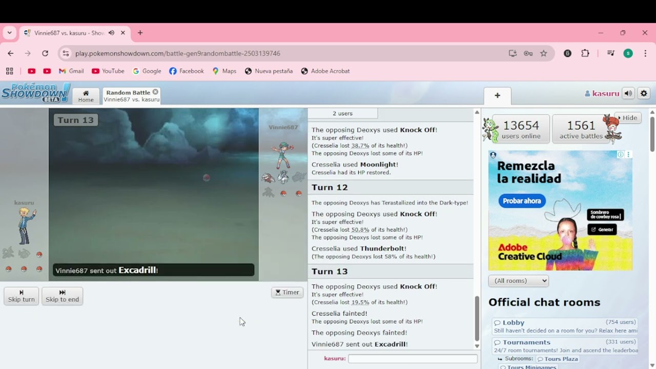 Valiendo en Pokémon Showdown parte 1