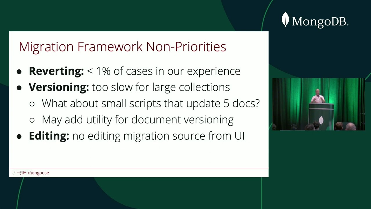 Win at Data Wrangling with the Mongoose Migration Framework (MongoDB World 2022)