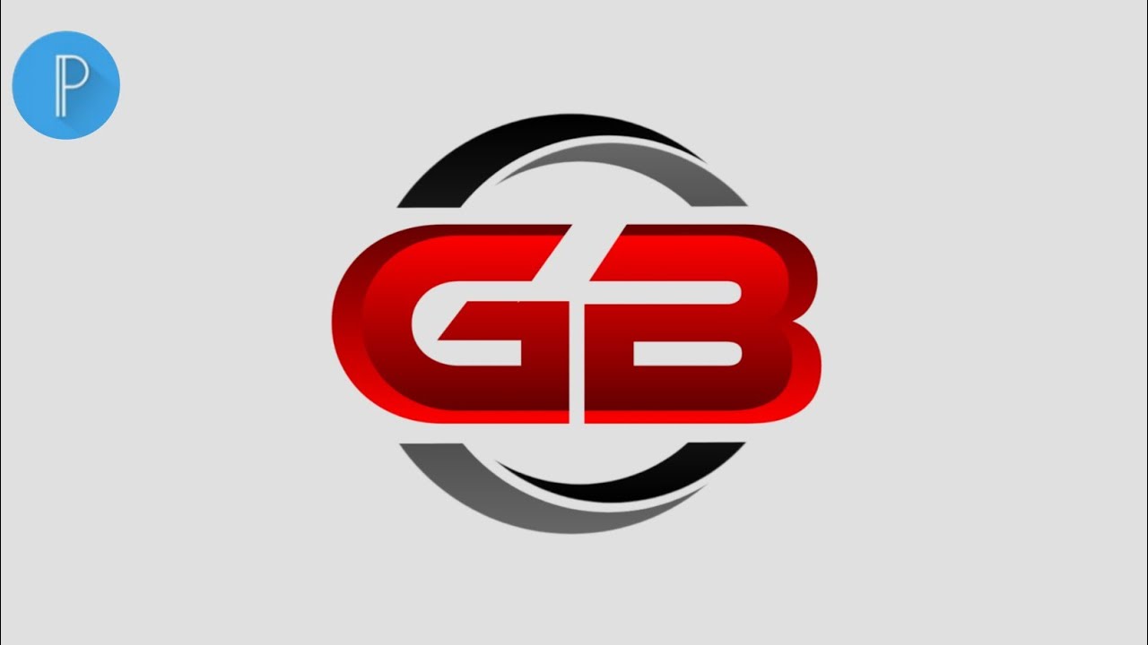 CARA BUAT LOGO INISIAL NAMA DI PIXELLAB [HURUF GB] PROFESSIONAL LOGO DESIGN