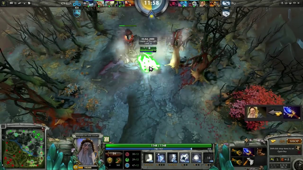 60  Aui 2000 jungling KotL with fastest Aghanim ever and Top 1 net worth