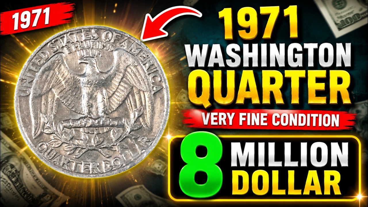 1971 Washington Quarter Coin Value Today | Very Fine 25 Cent Rare Coin Worth Money? #CoinValue