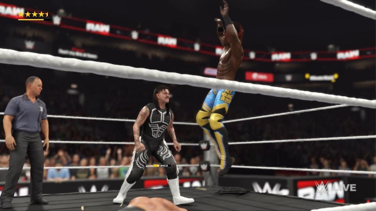 WWE 2K25 Je'Von Evans vs. Gunther vs. 