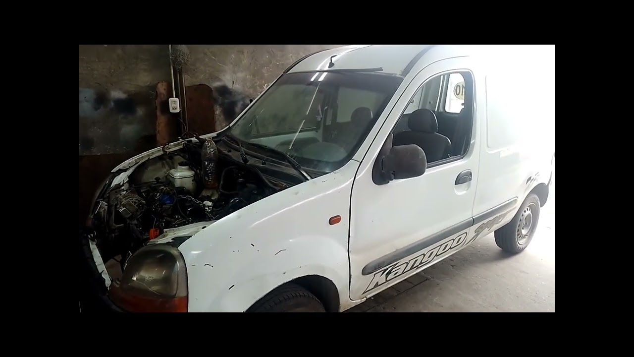 adaptación motor de Renault 9 en Renault cango gasolera