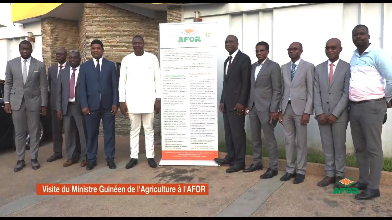 Visite du Ministre guinéen de l'Agriculture et de l'Elevage à l'AFOR