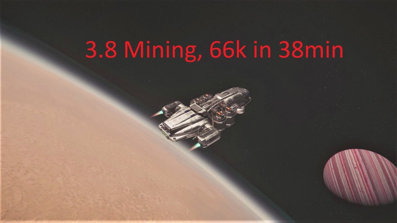 Star Citizen 3.8 Prospector Mining Run 66k in 38min