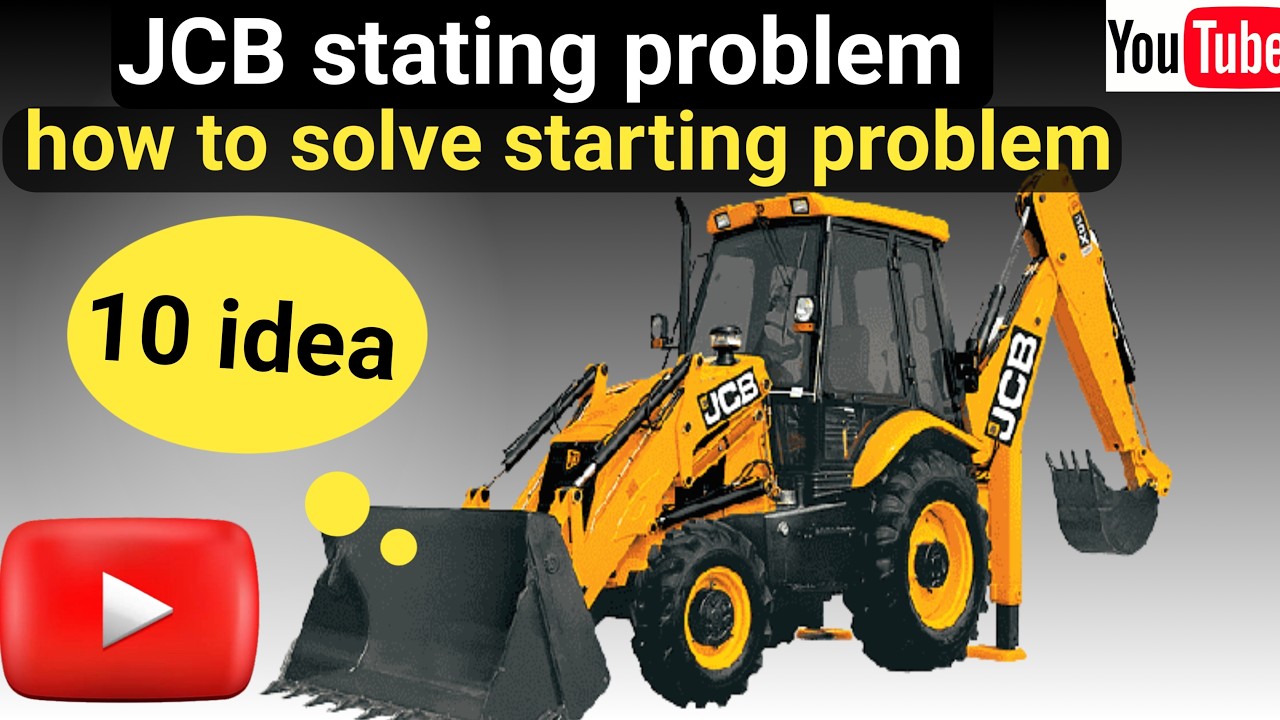 Jcb start nahi ho raha hai | how to solve jcb3dx starting problem | jcb starting problem