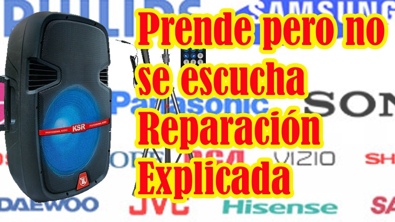 Bocina KAISER prende pero no se escucha. Solución.