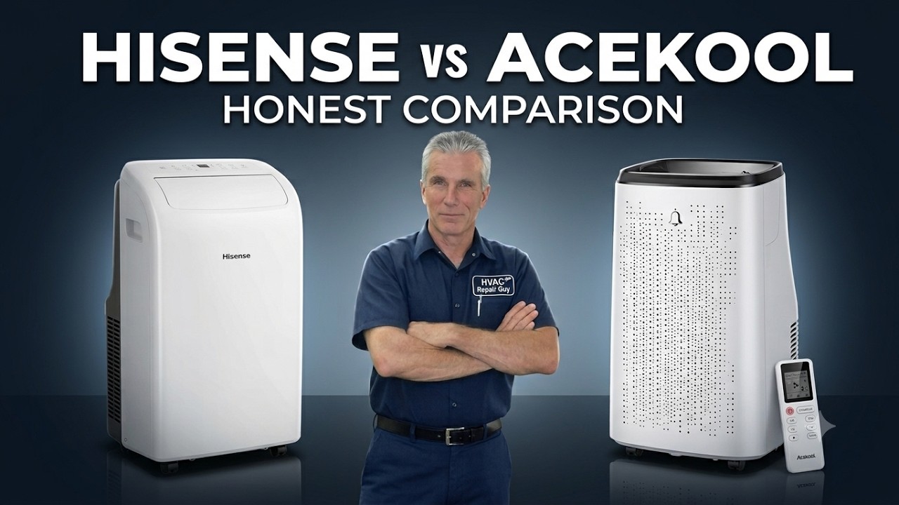 Битва мобильных кондиционеров: Hisense HAP0824TWD против Acekool CP1