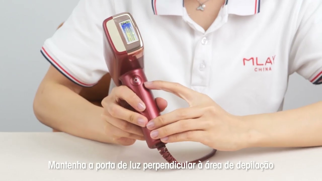 Como usar o Mlay T14  — Tutorial completo de depilação IPL em casa