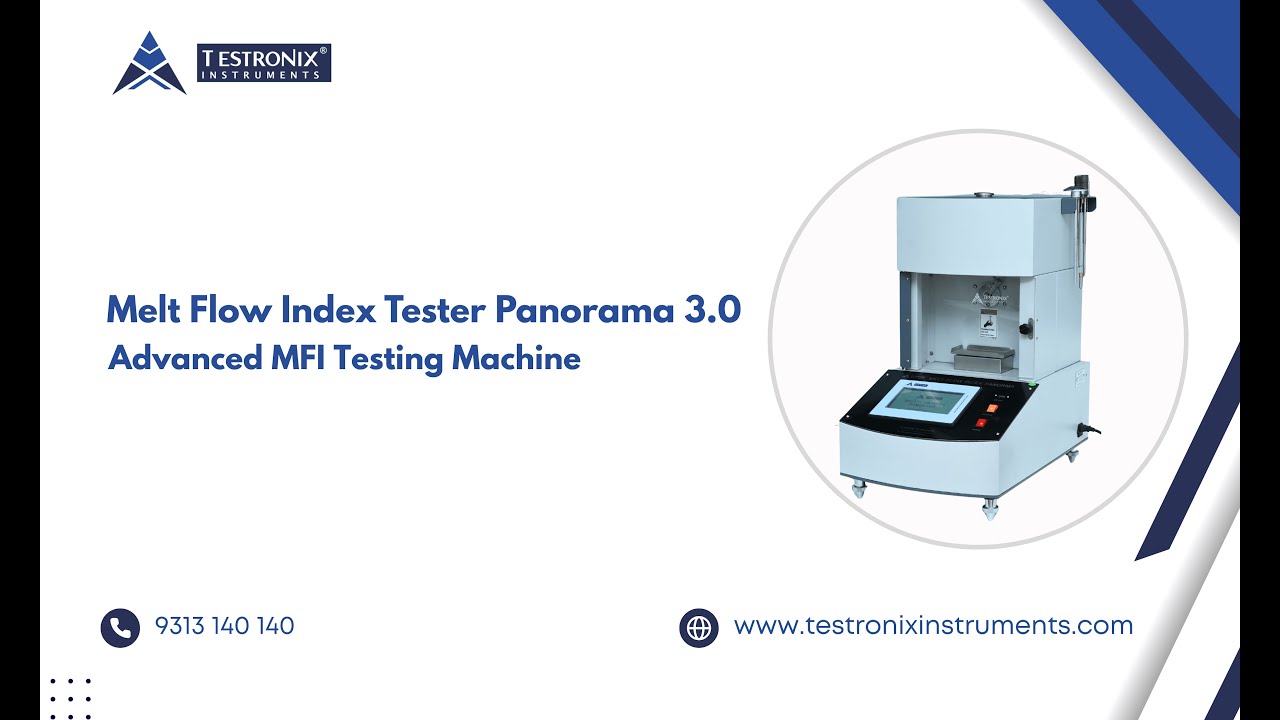 Melt Flow Index Tester Panorama 3.0 | Advanced MFI Testing Machine