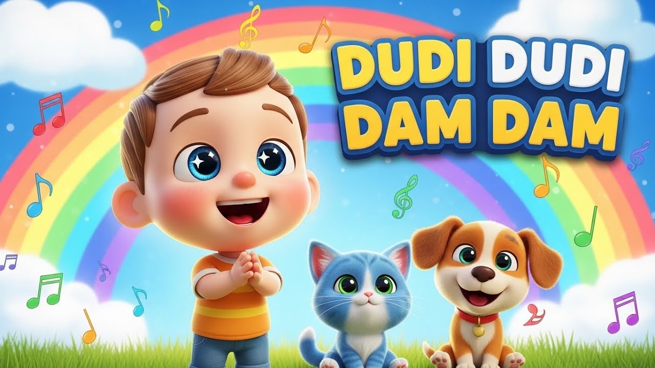 Dudi Dudi Dam Dam | Sing, Clap & Dance 🎵 Nursery Rhymes for Kids