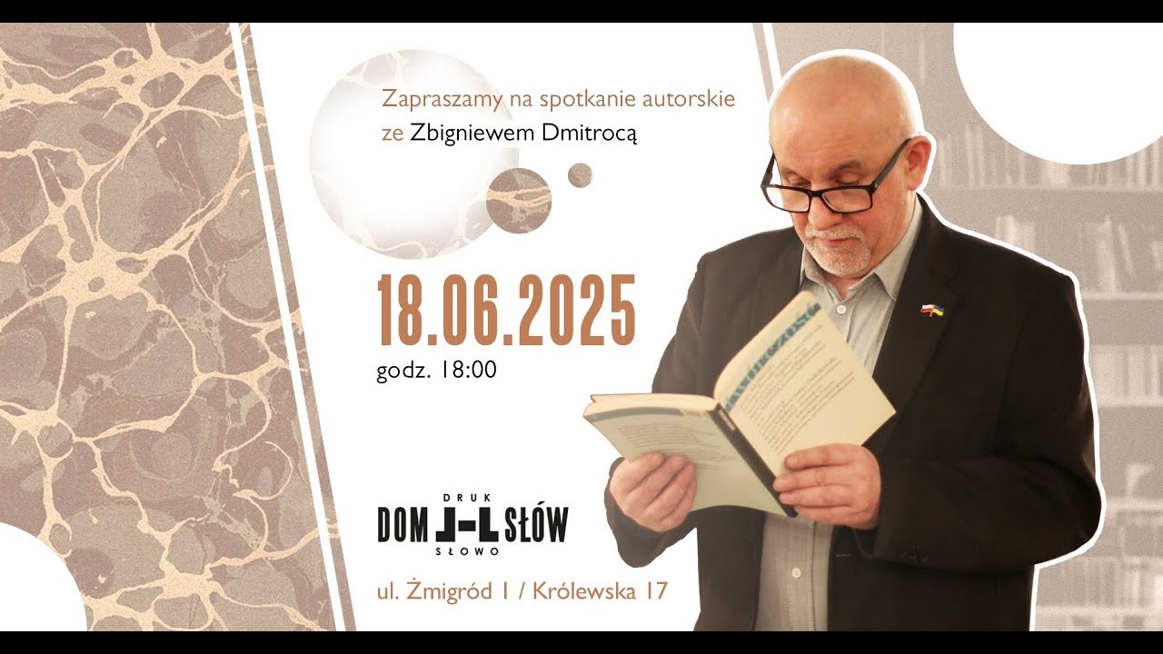Spotkanie autorskie ze Zbigniewem Dmitrocą