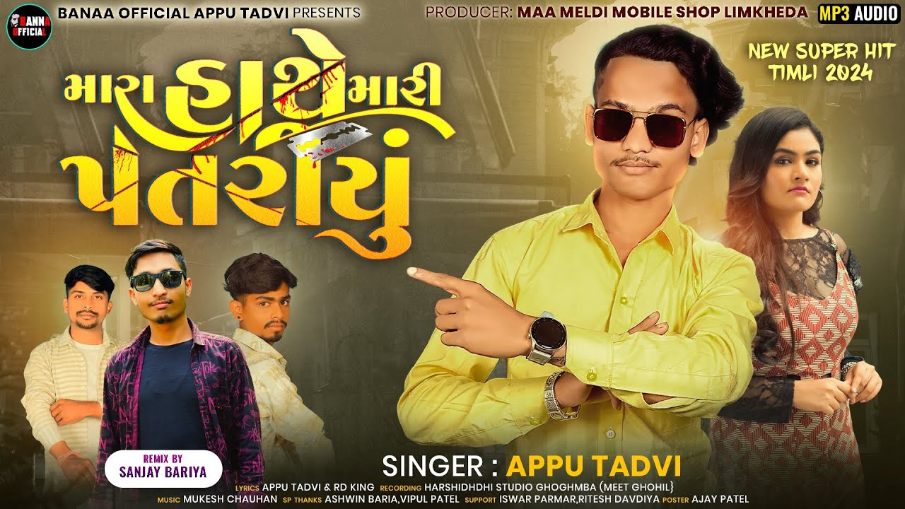 મારા હાથે મારી પતરીયુ Appu Tadvi New Timli Song 2024||Dj Remix Super Hit Timliઅપ્પુતડવી ન્યુ ટીમલી