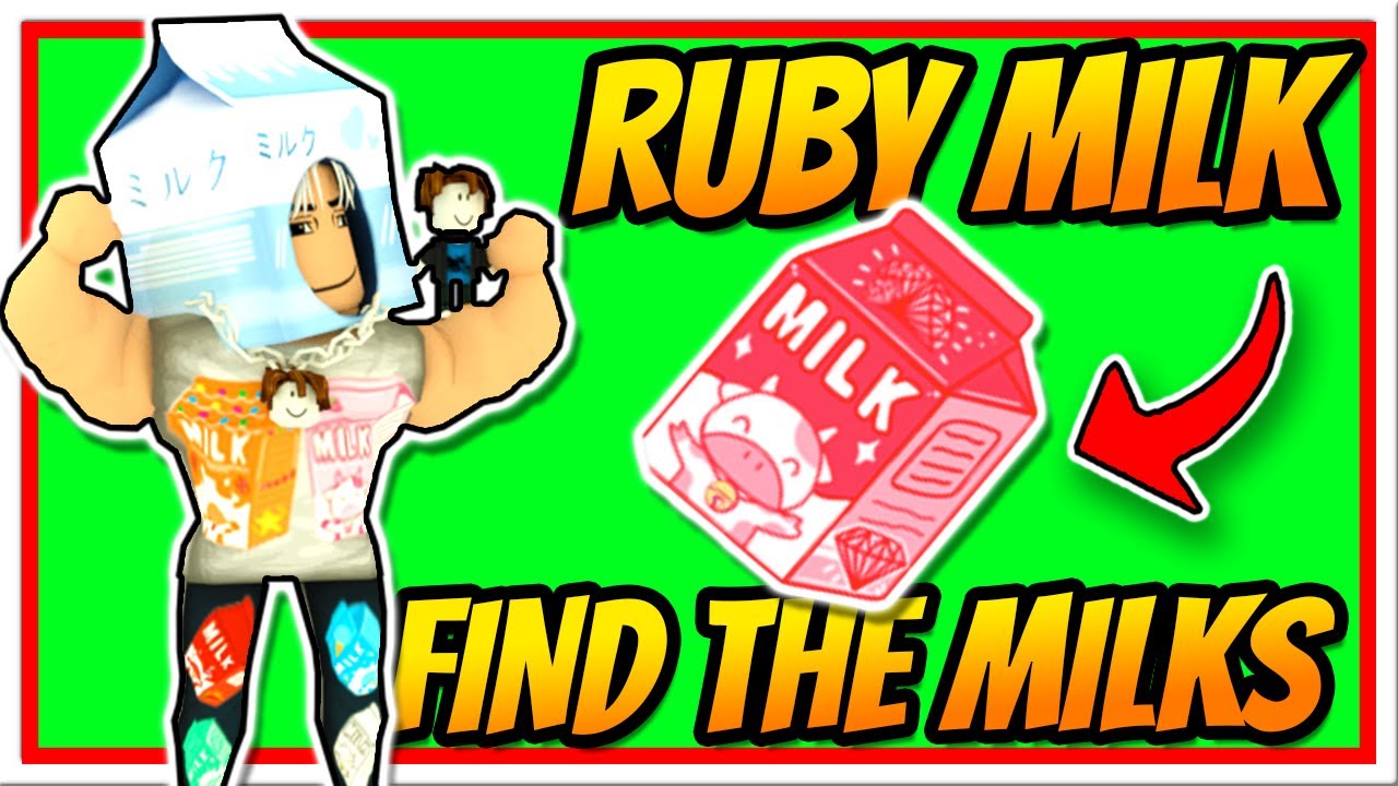 RUBY MILK! - Find the Milks 🥛 (Roblox)