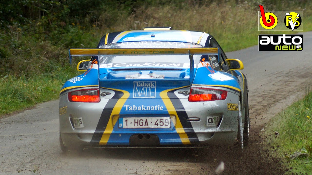 EBR 2014 - VAN PARIJS-HEYNDRICKX/Porsche 997 GT3 - ES 1 Büllingen [HD] by b-rally.be & FSV