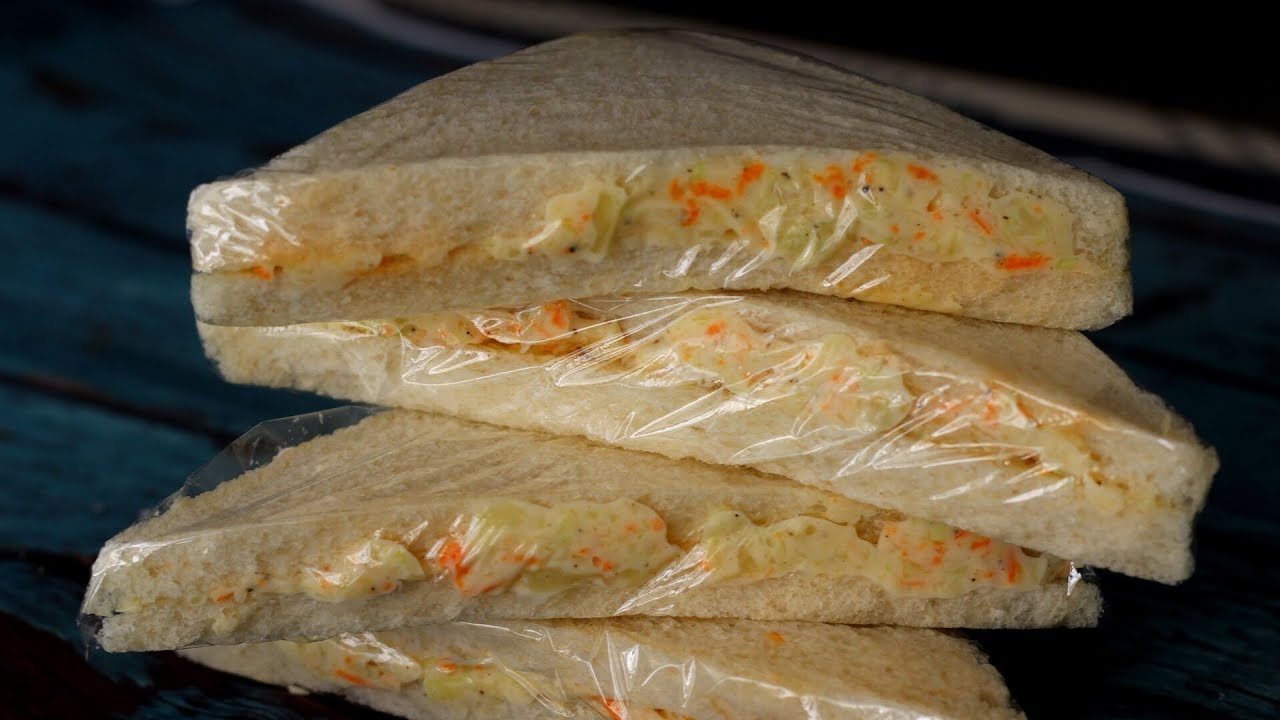 Veg Mayonnaise Sandwich Recipe |  2 minute easy and tasty veg sandwich recipe
