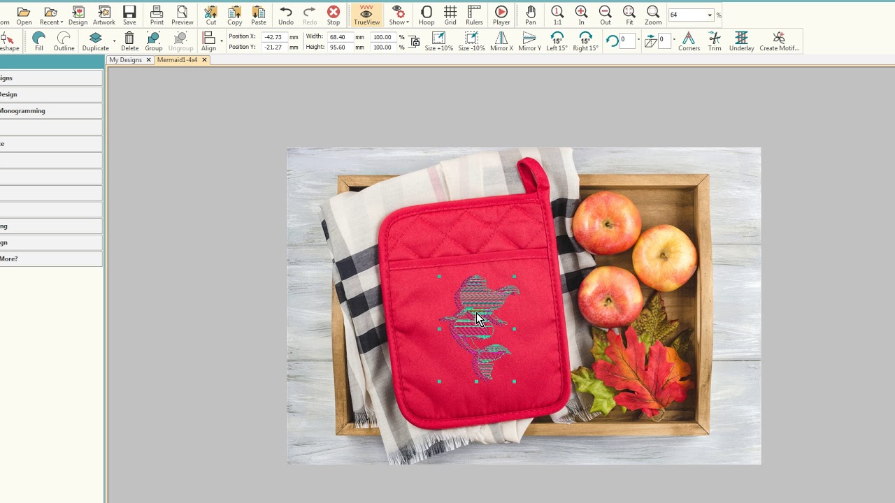 Wilcom Hatch Tutorial - Mock up your designs on different items