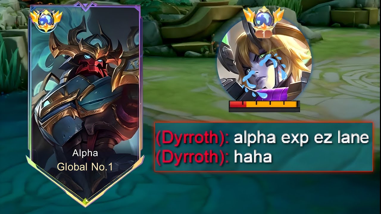 HOW TO DEAL WITH DYRROTH IN EXP LANE!! (Alpha vs aggressive fighter in this meta!)