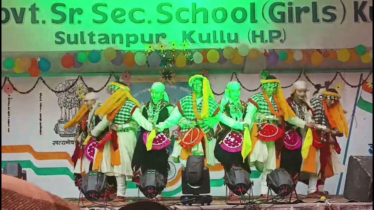 कुल्लवी संस्कृति की झलक ||Cultural Tournament u-19 at GsssSultanpur Kullu