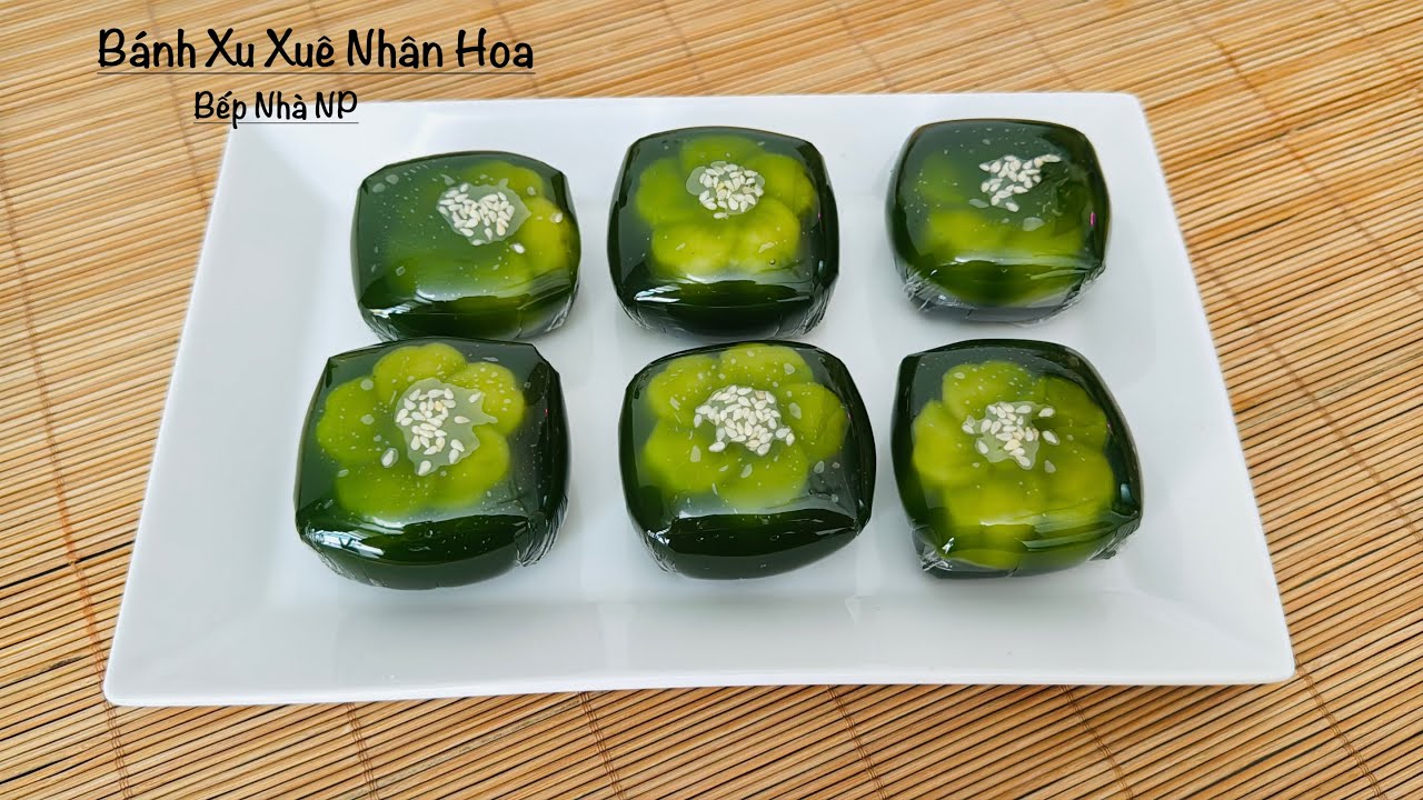 BÁNH XU XUÊ NHÂN HOA NỔI - Bí Quyết Làm Nhân Hoa Nổi Thật Đẹp Mắt Mà Không Phải Ai Cũng Chia Sẽ .