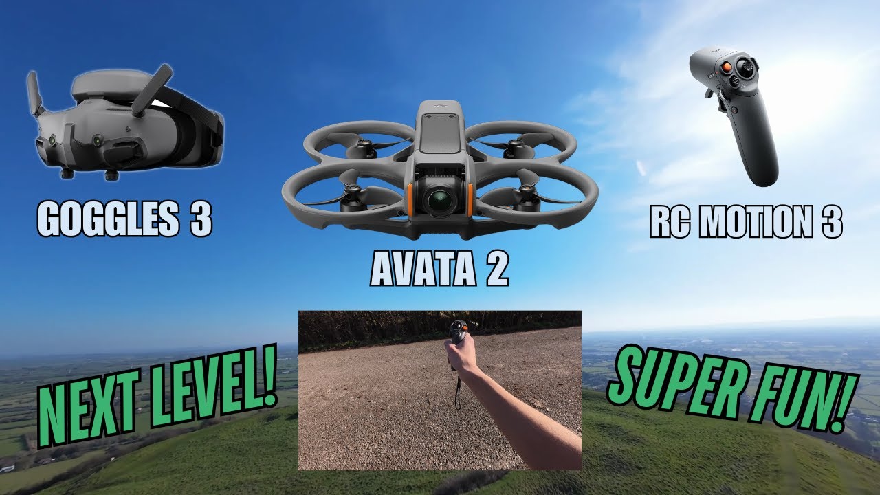 Flying the DJI Avata 2 with the RC Motion 3 – EXTREMLY FUN