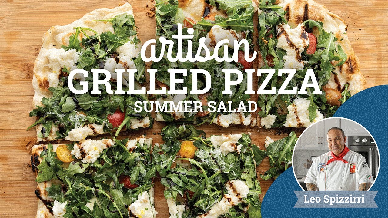 How to make Summer Salad Grilled Pizza