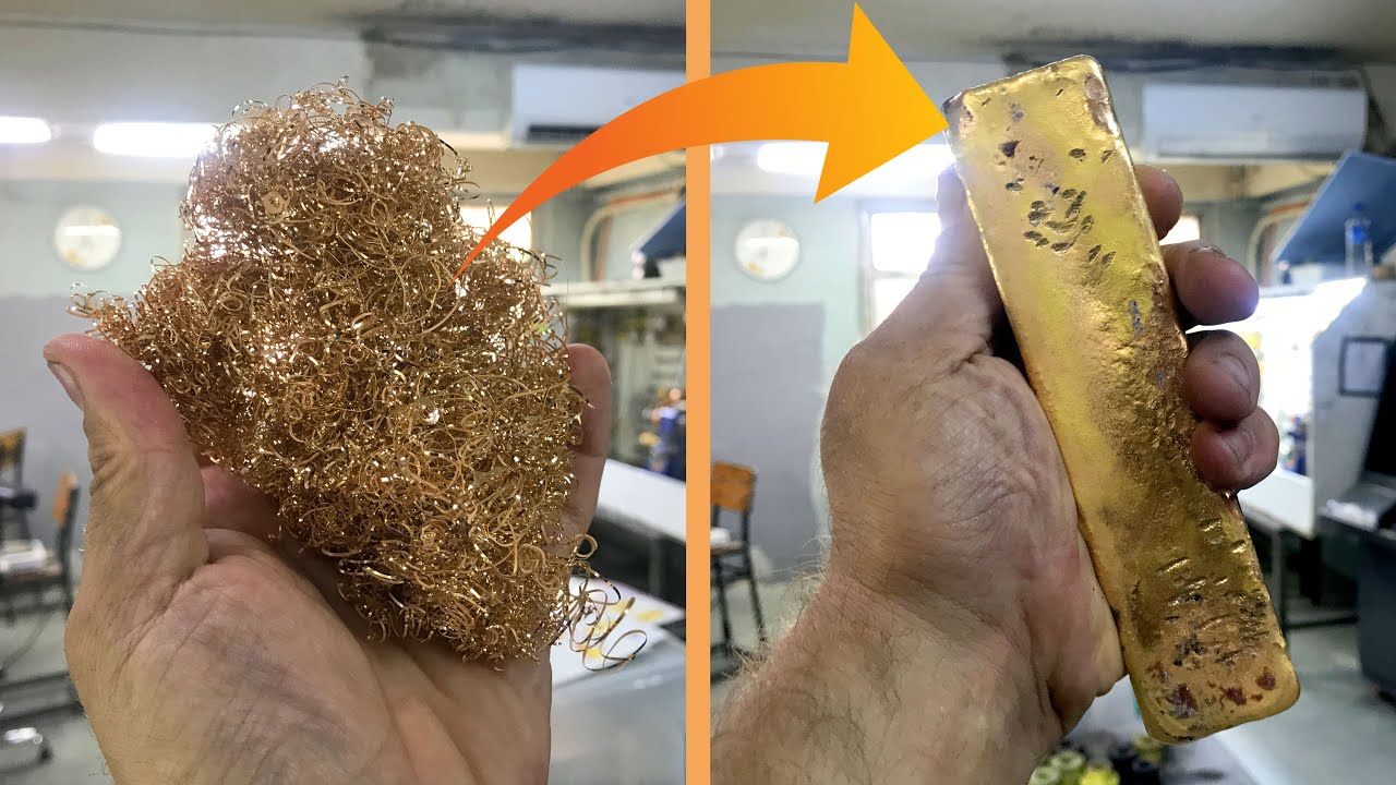 Что они делают с заусенцами, которые появляются при обработке золота?