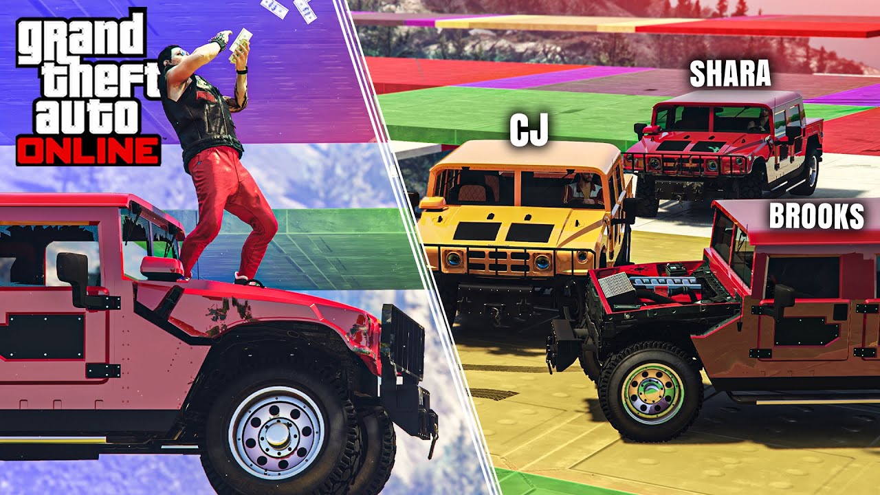 GTA 5 : EVERY 30 SECONDS A COLOR TILE WILL DISAPPEAR CHALLENGE!