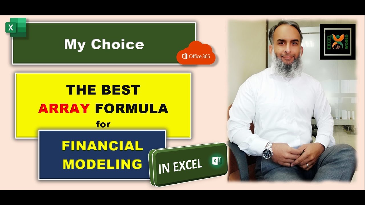 Best Array Formula for Financial Models | Surprise | Array Formula | SHKExcelWorld