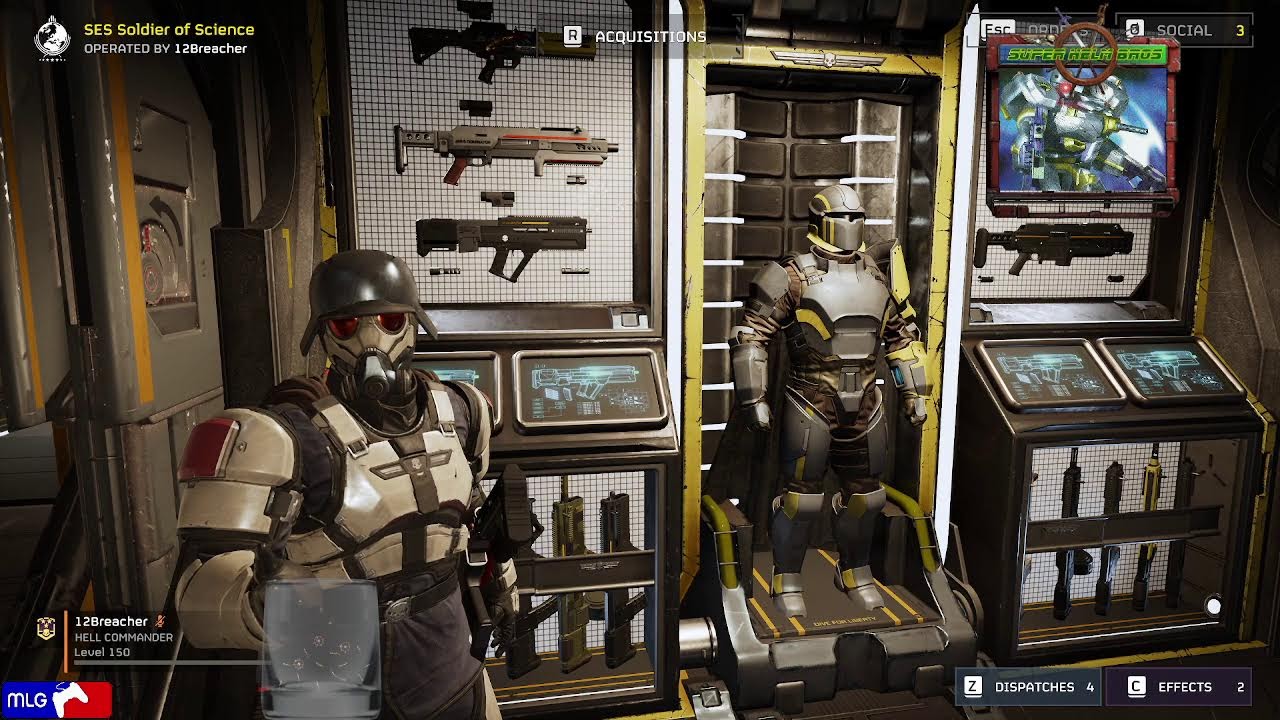 Helldivers 2 LIVE - Dev's are playing too, right?