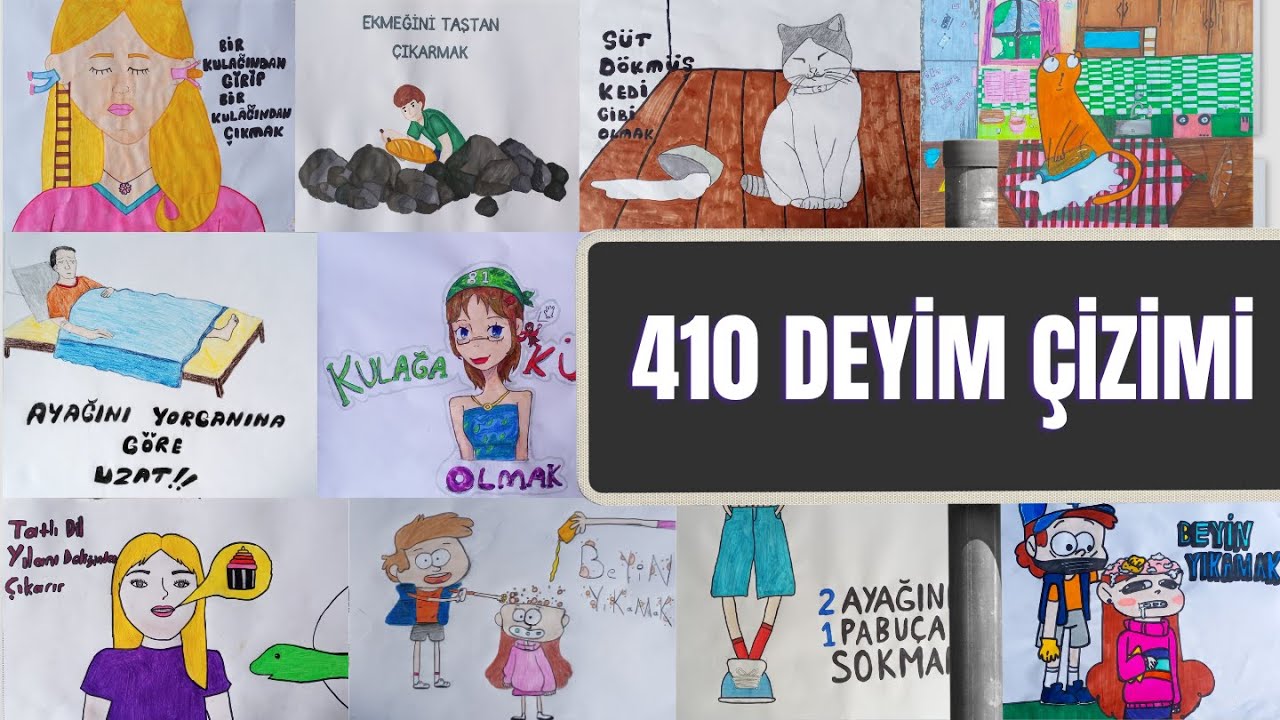 🎯 “Deyimler Canlandı! 🎨 | 410 Öğrenci Çizimiyle Atasözlerini Öğreniyoruz”