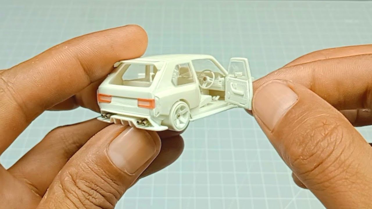 I built my VW golf mk1 out of PVC