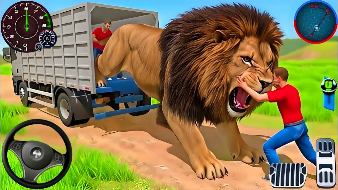 Wild Animal Transport Game 3D Gameplay | Truck Animal Transport Simulator | Android Game