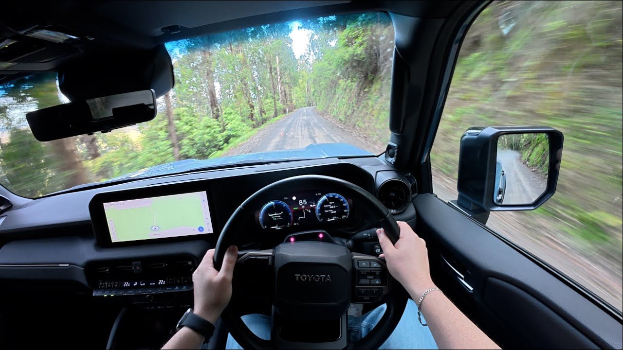 2025 Toyota LandCruiser Prado Altitude - POV Test Drive - Rally Track Drive Australia