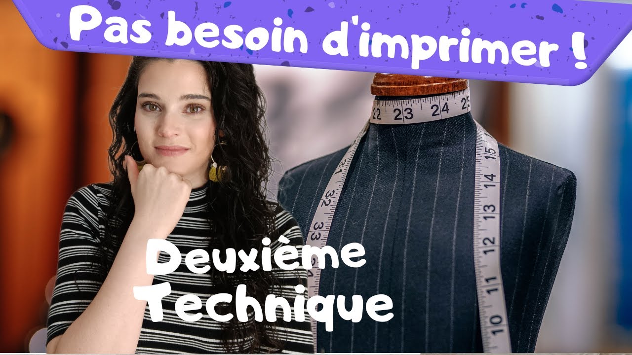 Tuto : Reproduire un patron de couture sans l'imprimer ! 👨‍💻