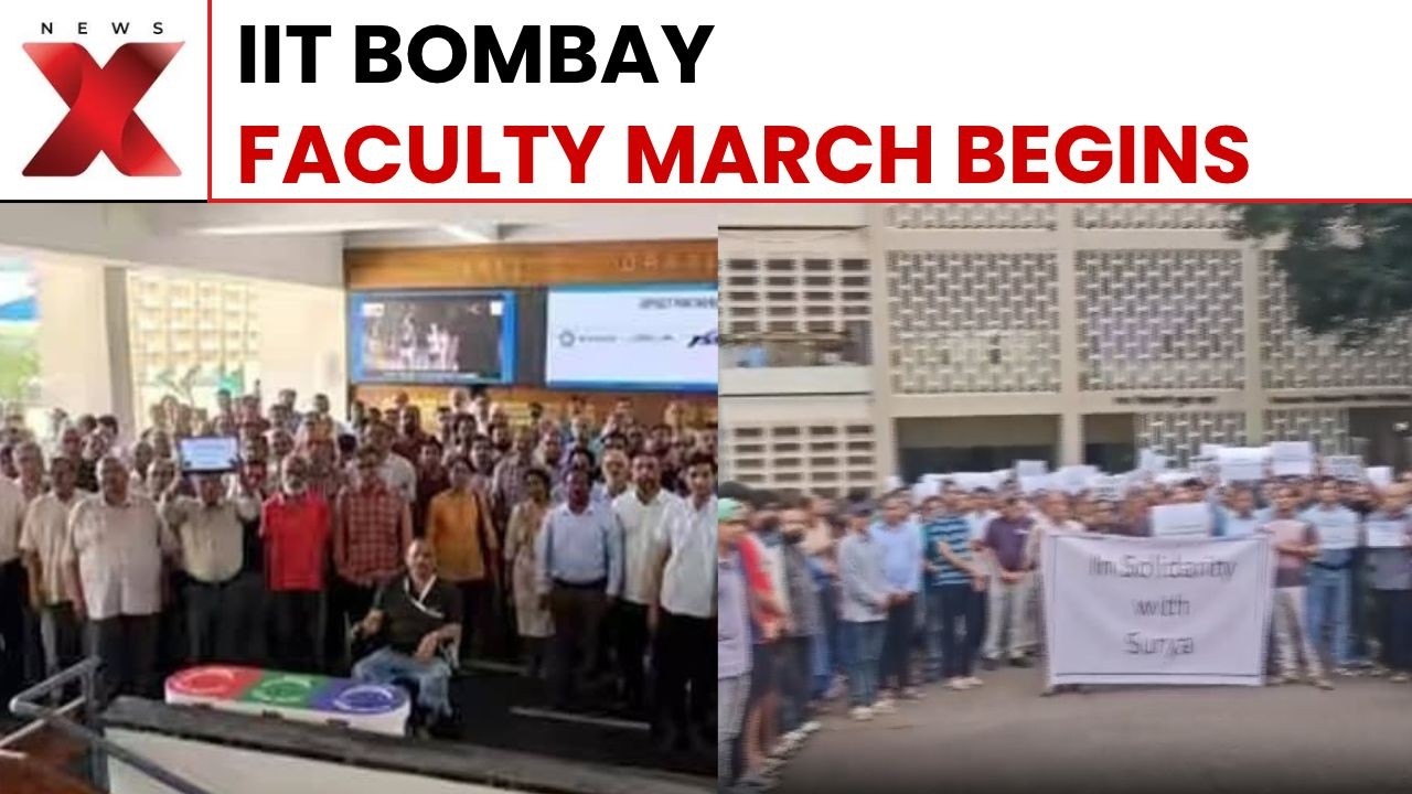 IIT Bombay Faculty Forum Marches In Support Of Professor Doolla Amid Student Death Row | NewsX
