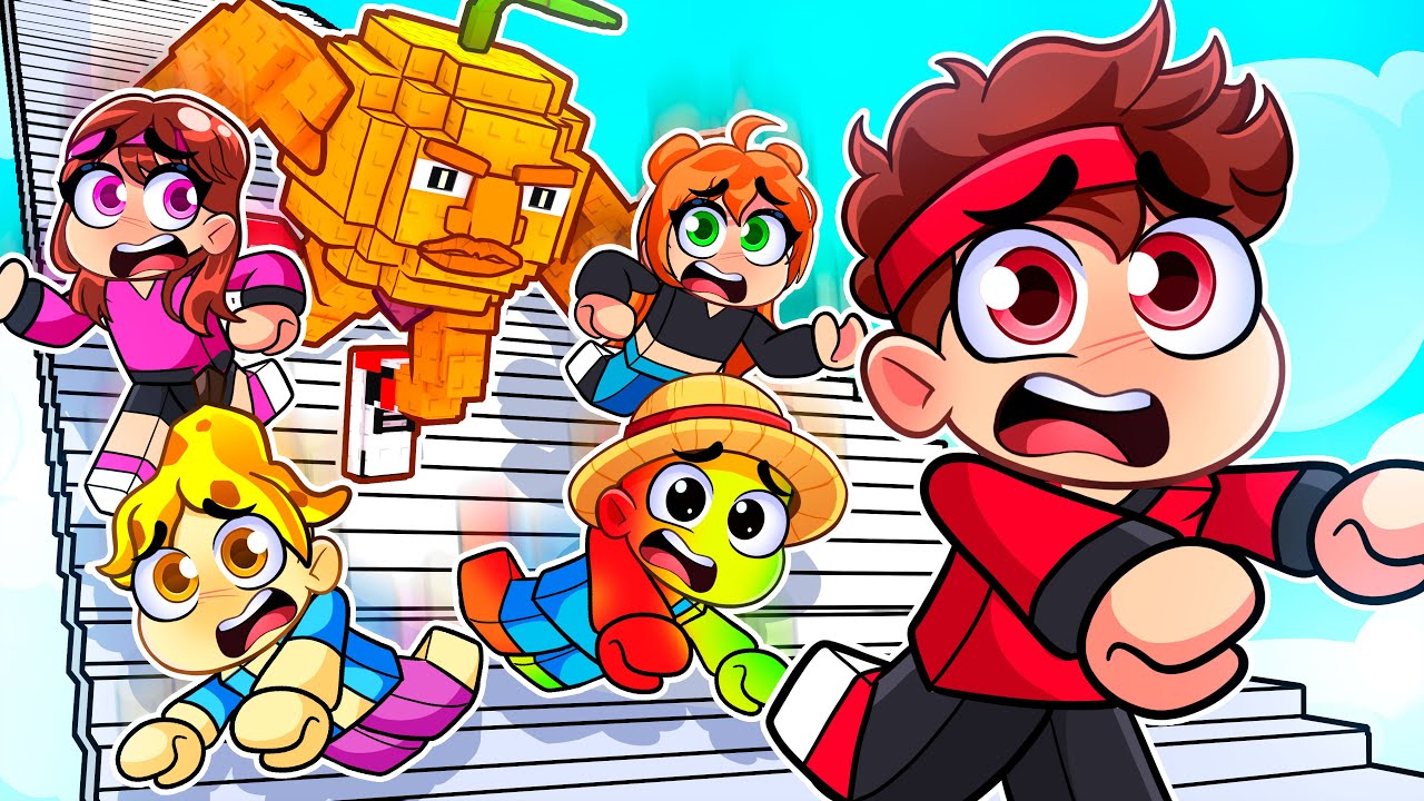 Survivre aux ESCALIERS de Brainrot avec mes FANGIRLS sur Roblox !