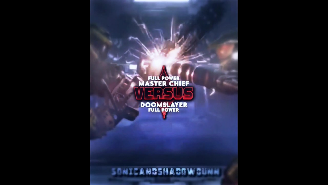 Master Chief Vs Doomslayer #meme #edit #vsbattle #halo #doom