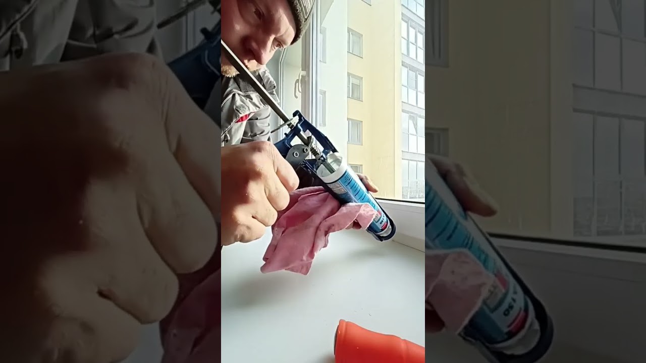 Чем заделать щель между подоконником и окном если из нее дует Космофен 345 для акриловых подоконник