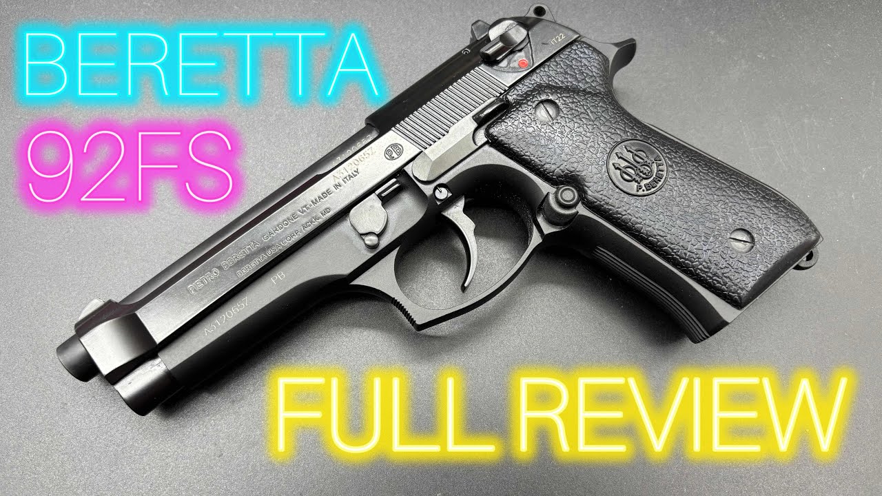 An 80s Icon, the Beretta 92FS.