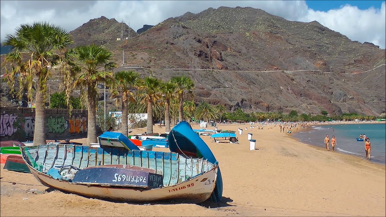 Playa Las Teresitas Sandstrand Teneriffa Info Video HD